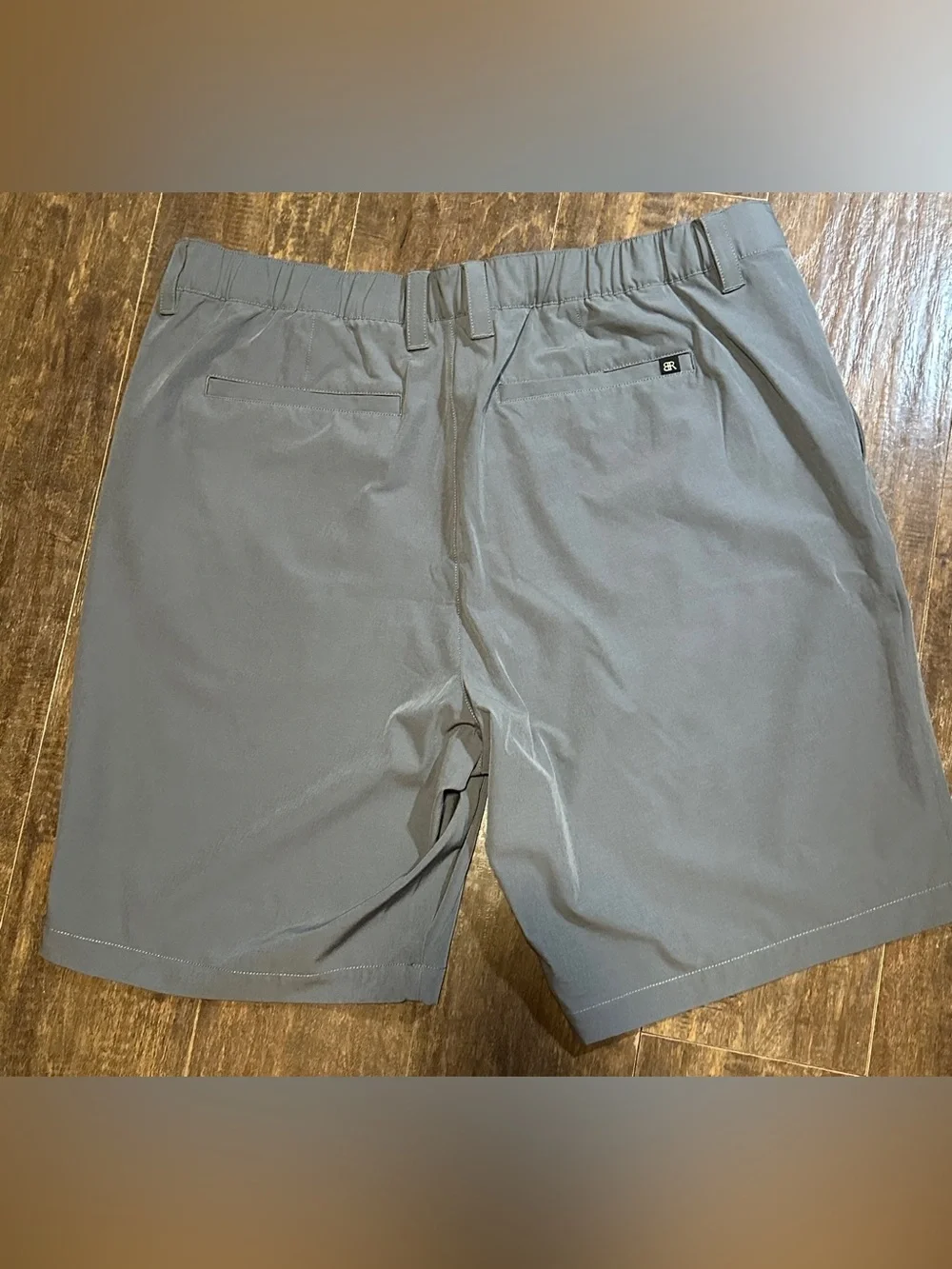 Banana Republic Gray Shorts Flat Front Lightweight Stretch 4 Pocket Men’s 38